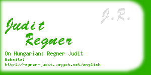 judit regner business card